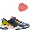 CLARKS KIDS STRAP TRAINER - NAVY MULTI